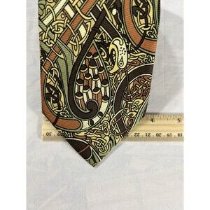 Vintage men’s tie multicolored polyester